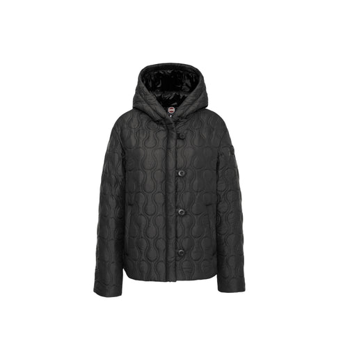 Donna Piumino Corto Trapuntato a Goccia